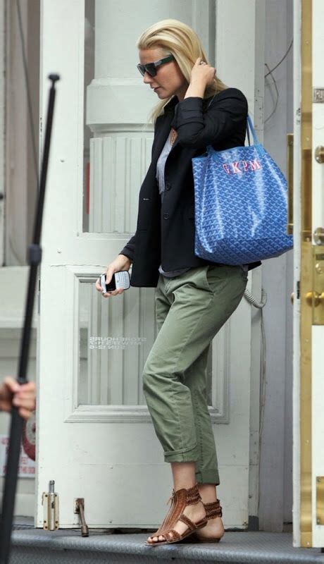 gwyneth paltrow goyard bag|british vogue Goyard.